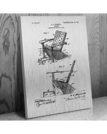 Adirondack Chair Patent Canvas Print