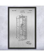 Telephone Booth Patent Framed Print