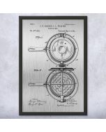 Waffle Iron Patent Framed Print