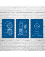 Kitchen Patent Posters Set of 3