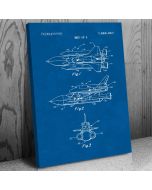 NASA Enterprise Space Shuttle Patent Canvas Print