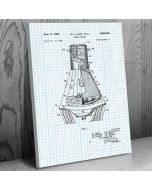 Mercury Space Capsule Patent Canvas Print