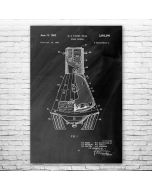 Mercury Space Capsule Patent Print Poster