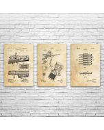 WW1 Patent Posters Set of 3