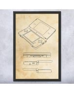 Handheld Video Game System Patent Framed Print