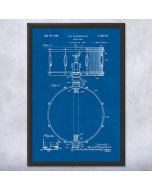 Snare Drum Patent Framed Print