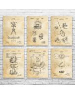 Surveying Patent Posters Set of 6