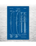 Archery Bow Patent Print Poster