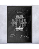 Tesla Electric Circuit Controller Patent Framed Print