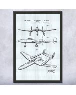 Stoughton Airplane Patent Framed Print