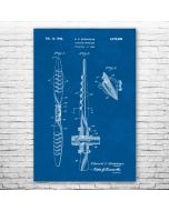 Airplane Propeller Patent Print Poster