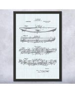 Submarine Boat Patent Framed Print