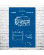 Toy Building Patent Print Poster