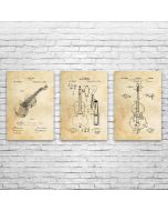 Violin Posters Set of 3