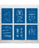 Hunting Patent Posters Set of 6