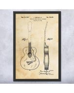 Acoustic Guitar Patent Framed Print