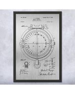 Pocket Compass Patent Framed Print