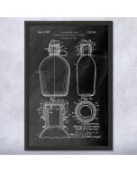 Canteen Patent Framed Print