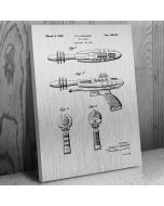 Retro Space Ray Gun Patent Canvas Print