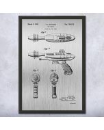 Retro Space Ray Gun Patent Framed Print
