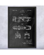 Aerial Fire Truck Patent Framed Print