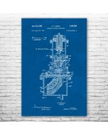 Scanning Electron Microscope Patent Print Poster