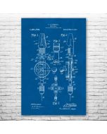 Hand Drill Patent Print Poster