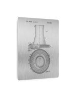 Nuclear Power Plant Cooling Tower Patent Metal Print