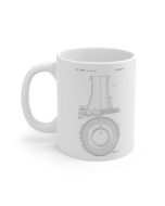 Nuclear Power Plant Cooling Tower Patent Mug
