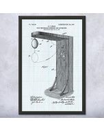 Arcade Punching Bag Patent Framed Print