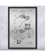 Opera Glasses Patent Framed Print