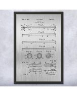 Drum Stick Patent Framed Print