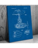 Electric Outboard Motor Canvas Print