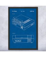 NES Video Game Console Patent Framed Print