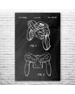 Virtual Boy Controller Patent Print Poster