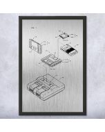 SNES Game Adapter Patent Framed Print