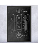 Video Game Controller Patent Framed Print