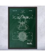 Barbecue Grill Patent Framed Print