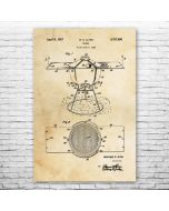Barbecue Grill Patent Print Poster