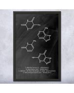 DNA Molecules Framed Wall Art Print