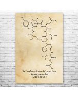 Oxytocin Molecule Poster Print