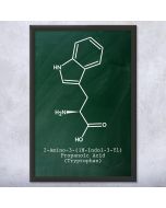 Tryptophan Molecule Framed Wall Art Print