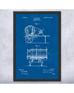 Concrete Mixer Patent Framed Print