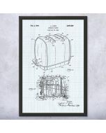 Sunbeam Radiant Control Toaster Patent Framed Print