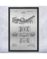 Roller Coaster Patent Framed Print