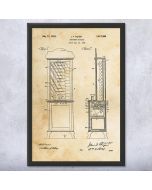 Love Tester Patent Framed Print