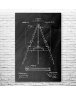 Painting Easel Patent Print Poster