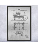Sleigh Patent Framed Print
