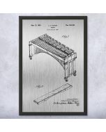 Marimba Keyboard Patent Framed Print