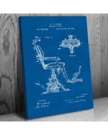 Dentist Chair Patent Canvas Print